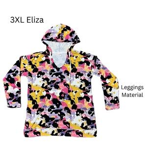 LuLaRoe Multicolor Hoodie Sweatshirt